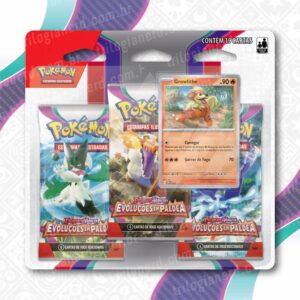 Blister Triplo Pokémon Escarlate e Violeta 2 - Evoluções em Paldea