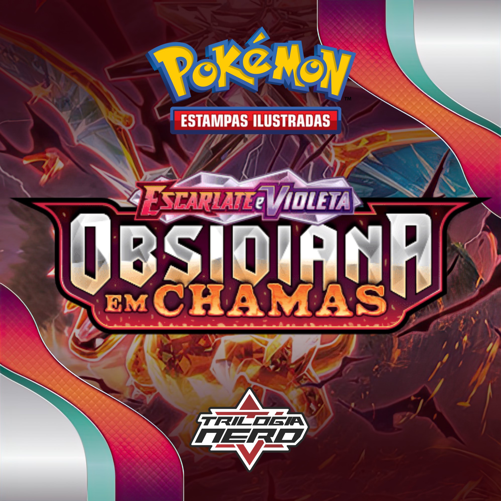 Pokémon Blister Obsidiana Em Chamas Original Copag